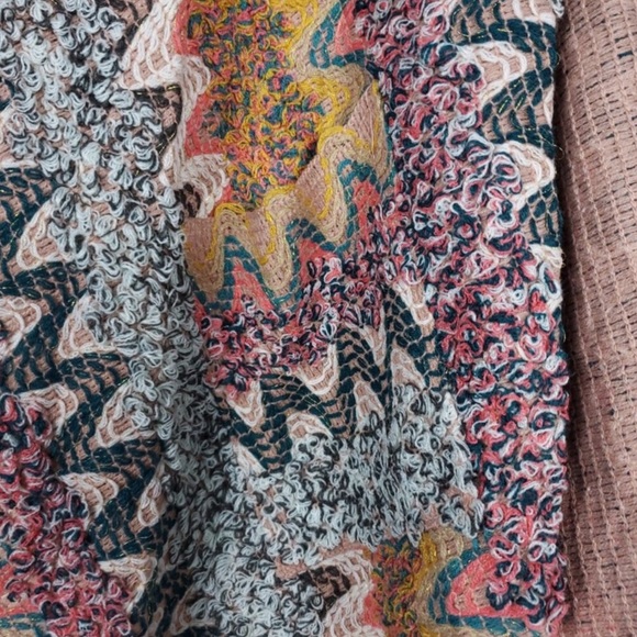 Anthropologie Akemi + Kin Alva Chevron Metallic Kimono Cardigan - Picture 8 of 9